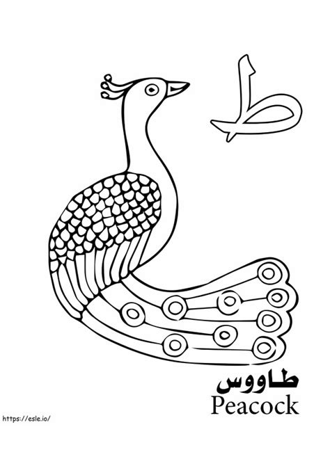 Alphabet Arabe Coloriage Dessin A Colorier Imprimables Gratuites Pour