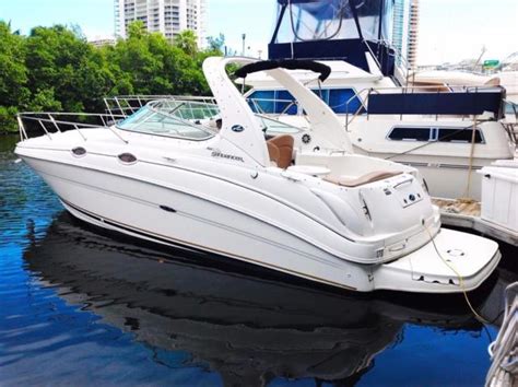 2001 Sea Ray Sundancer 280 sport yacht cabin cruiser 30ft twin 4.3L Sea ...