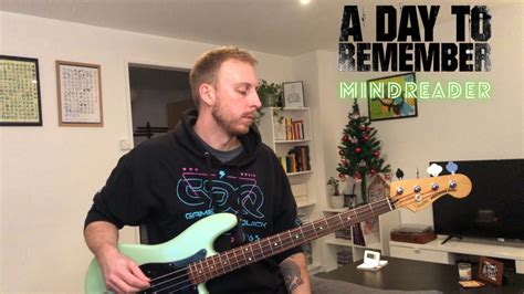 A Day To Remember Mindreader Bass Cover Youtube