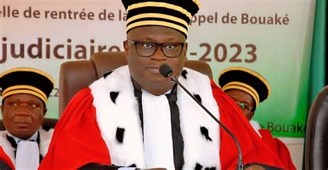 Rentrée judiciaire 2022 2023 de la Cour dAppel de Bouaké YECLO