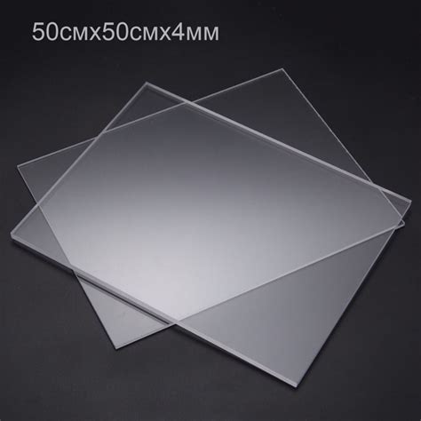 Оргстекло 4мм прозрачное 50х50см, 1 шт, Акрил - купить с доставкой по ...