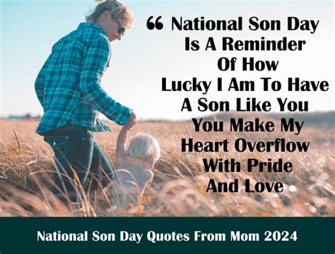 National Son Day Quotes From Mom Best Top Lwsquotes