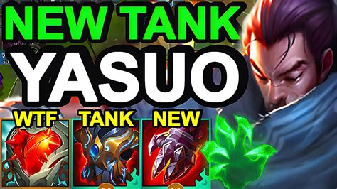 Wild Rift China Yasuo Top New Heartsteel Tank Yasuo Solo Carry Build