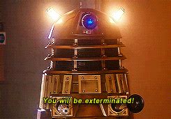 Doctor Who Dalek Exterminate Gif