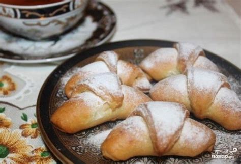 Дрожжевые рогалики | Рецепт | Рогалики, Рецепты приготовления, Тесто