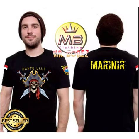 Jual Kaos Hantu Laut Lengan Pendek Kaos Korps Marinir Hantu Laut