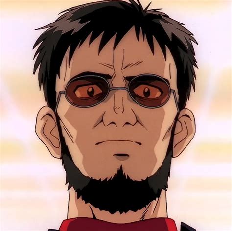 Gendo Ikari Icons In Anime Evangelion Neon Genesis Evangelion