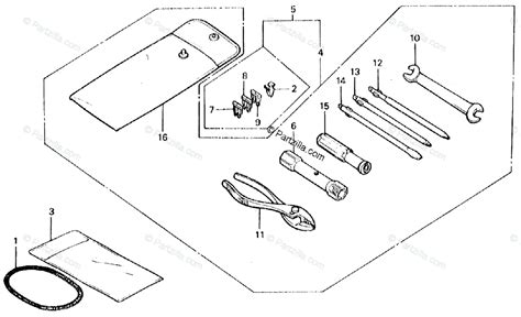 Honda Scooter Oem Parts Diagram For Tools Partzilla