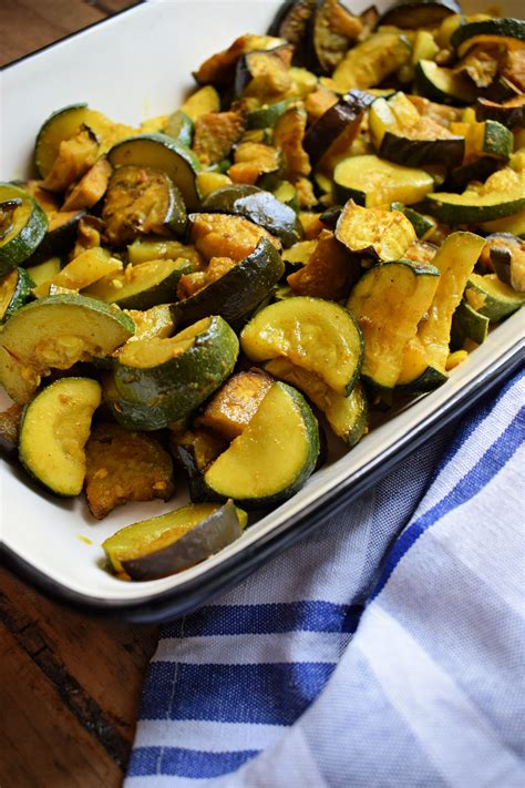 Spiced Zucchini Eggplant Julia S Cuisine