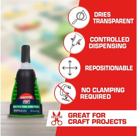 Loctite Super Glue Ultra Gel Control Gel Control Extra Time Brush