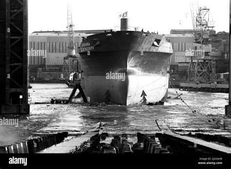 The Launch Of The Merchant Ship Johanna Oldendorff At The Southwick