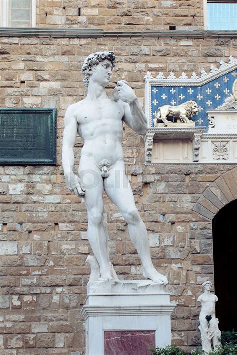 Florence Sculpture Of David Michelangelo In Piazza Della Signoria