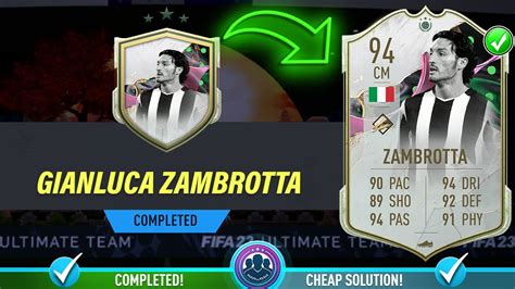 94 Shapeshifters Icon Gianluca Zambrotta SBC Completed Cheap Solution