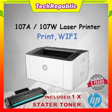 Hp Laser A W Wifi Wireless Monochrome Laser Printer M A M W