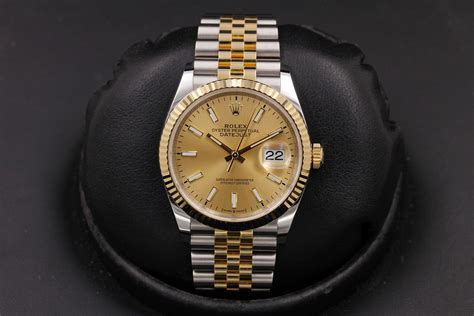 Rolex Datejust Stainless Steel Yellow Gold Ocwatchguy