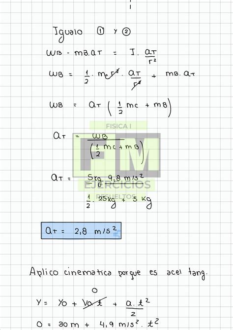 SOLUTION Fisica I Dinamica Rotacional Examen 2023 Studypool