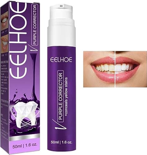 Purple Corrector Toothpaste Teeth Whitening Toothpaste Purple Toothpaste Whitening Color