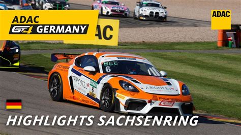 Highlights Adac Gt Germany Sachsenring Rennen Deutsch Adac