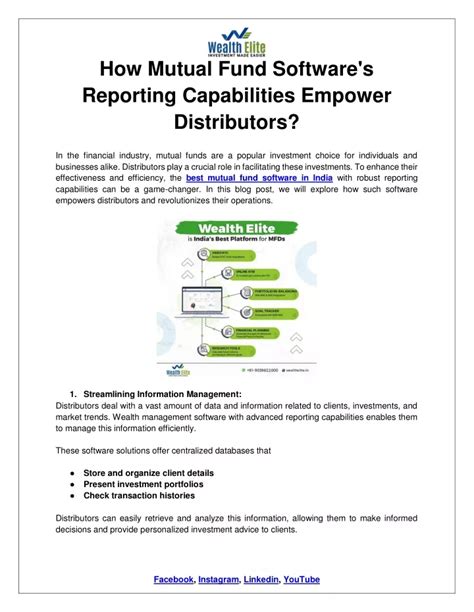 PPT How Mutual Fund Software S Reporting Capabilities Empower