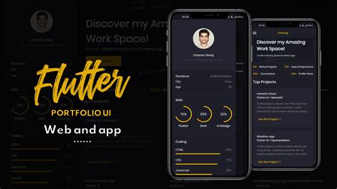 Github Charanvinay Portfolio Ui Using Flutter Designed Cool
