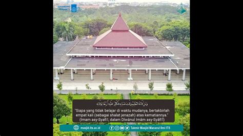 LIVE Khutbah Jum At Masjid Manarul Ilmi ITS Jum At 18 Agustus