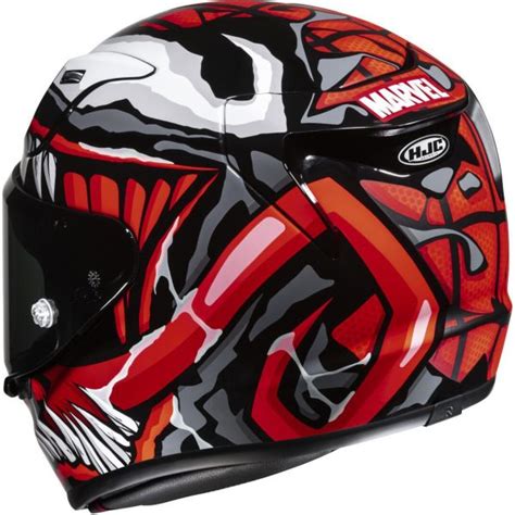 Pack Casco Kit Bluetooth Hjc Rpha Maximized Venom Marvel Kit