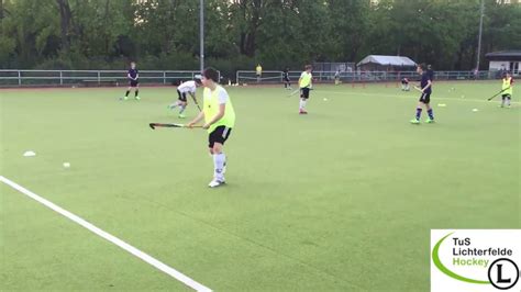 Field Hockey Passing In Midfield Step 1 Youtube