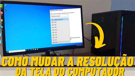 Como Mudar A Resolu O Da Tela Do Computador Youtube Hot Sex Picture