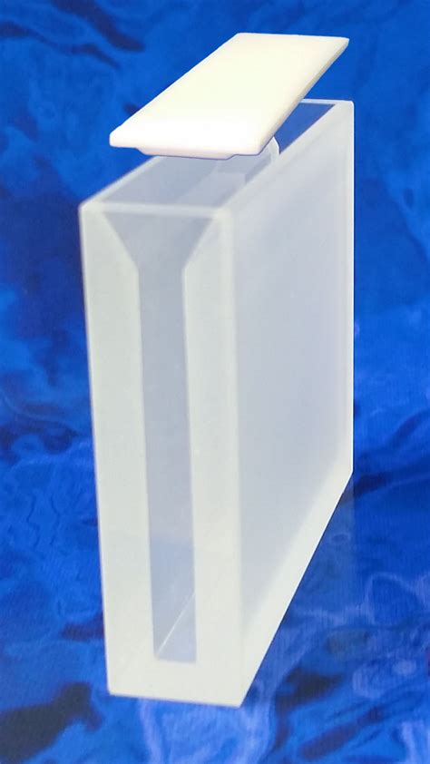 Type 9 Semi Micro Cuvette With PTFE Cover Lightpaths 5 100mm