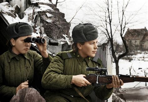 Вторая мировая война: редкие цветные фотографии женщин, которые ...