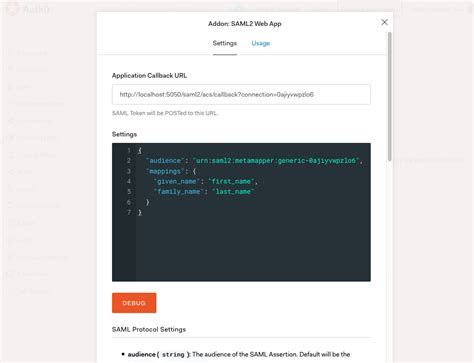 SSO Setup: SAML2 · Metamapper