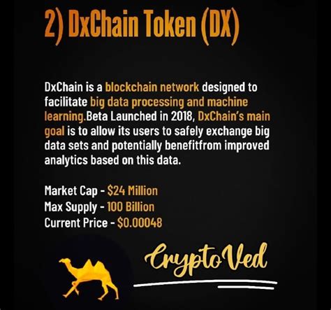 Dxchain Token Dx Dxchain Is A Blockchain Network Design Gautam