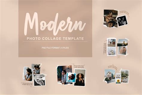 قالب کلاژ عکس مدرن Modern Photo Collage