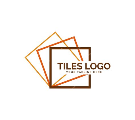 Premium Vector Tiles Flooring Logo Design Vector Illustration Template