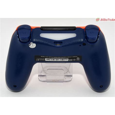 MANDO PS4 DUALSHOCK 4 AZUL NARANJA BILBOTRUKE SEGUNDA MANO