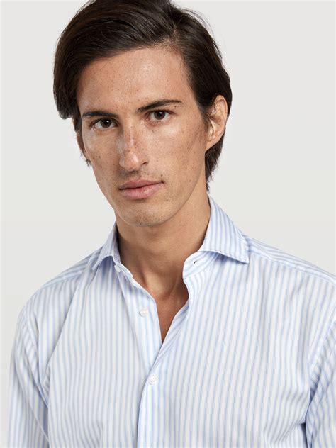 Slim Fit Business Striped Formal Shirt Sacoor Brothers