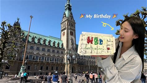 독일 교환학생 Vlog 9 🇩🇪독일에서 평생 잊지 못할 생일 보내기🎂 갑자기 우리 동네에 놀이기구가 당일치기 함부르크 여행 오늘도 먹고 노는 교환학생 일상