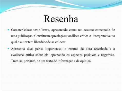 Estrutura De Resenha Critica De Artigo Várias Estruturas