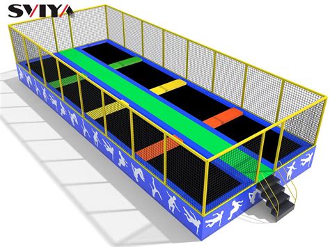 Large Sized Commercial Jumping Bed Trampoline With Foam Pit China