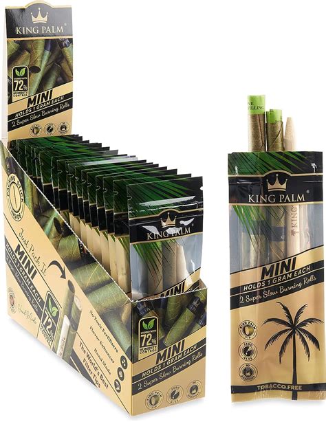 King Palm Mini Size Cones 20 Pack Display 2 Rolls Per