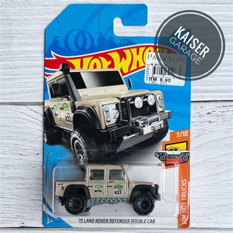 Hot Wheels Land Rover Defender Double Cab Shopee Malaysia