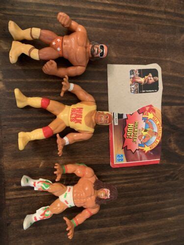 Wwf Hulk Hogan Macho Man Randy Savage And The Ultimate Warrior Hasbro Figures 4577752502