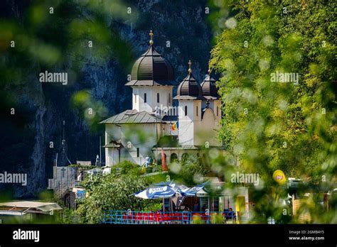The Mraconia Monastery At The Danube River In Romania Stock Photo Alamy