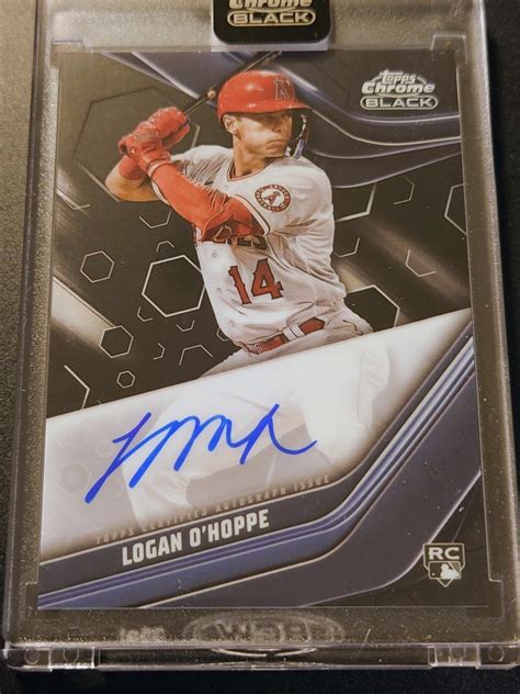 Yahoo オークション 2023 mlb topps chrome black rc auto logan oho