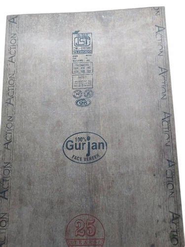 Mm Gurjan Face Veneer Block Board For Flush Door At Rs Square