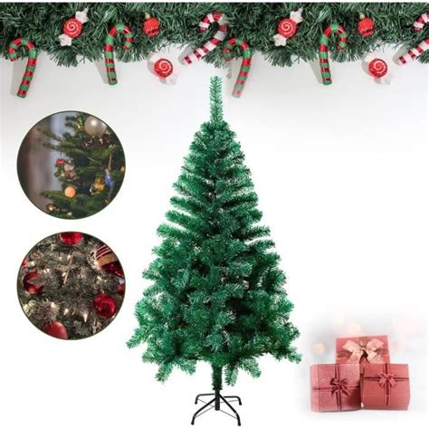 Sapin De No L Artificiel Vert Cm Avec Aiguilles En Pvc