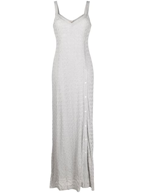 Missoni Lamé Crochet Knit Maxi Dress Farfetch