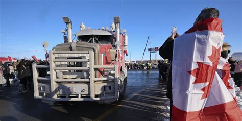 Canada Says Trucker Vaccine Mandate Hasnt Dented Border Crossings Wsj