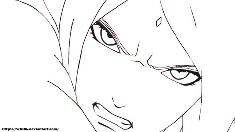 Sakura Uchiha Angry Lineart By Whs06 On Deviantart