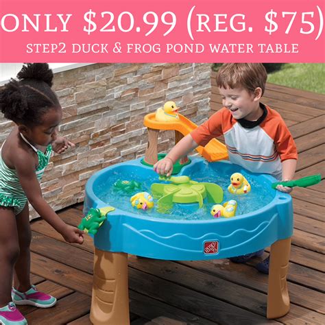 Only 2099 Regular 75 Step2 Duck And Frog Pond Water Table Deal Hunting Babe